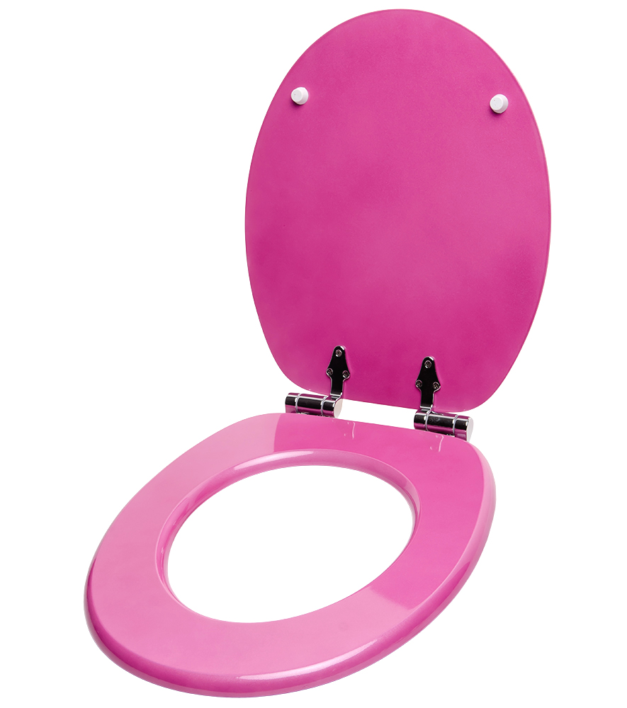 Soft Close Toilet Seat Glittering Pink