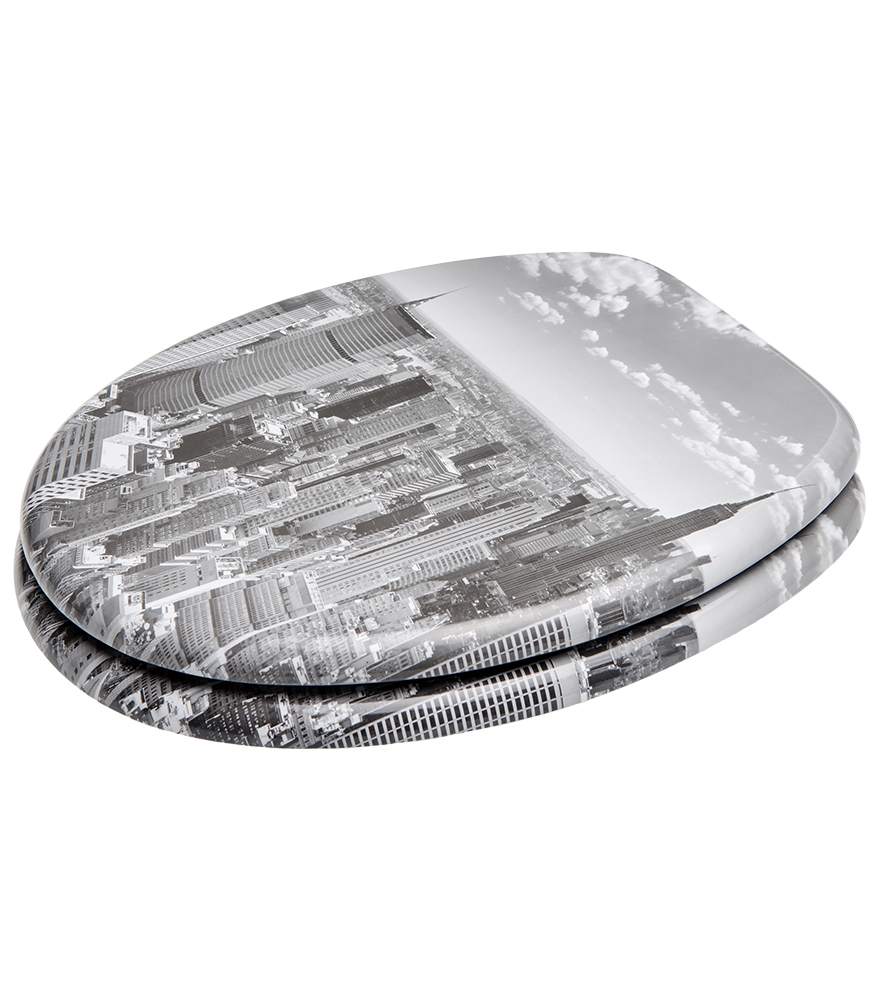 Toilet Seat Skyline New York