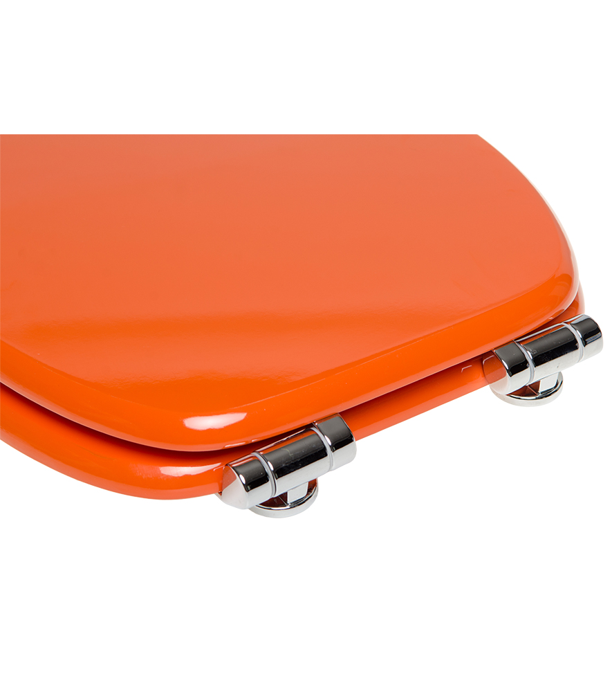 Soft Close Toilet Seat Orange