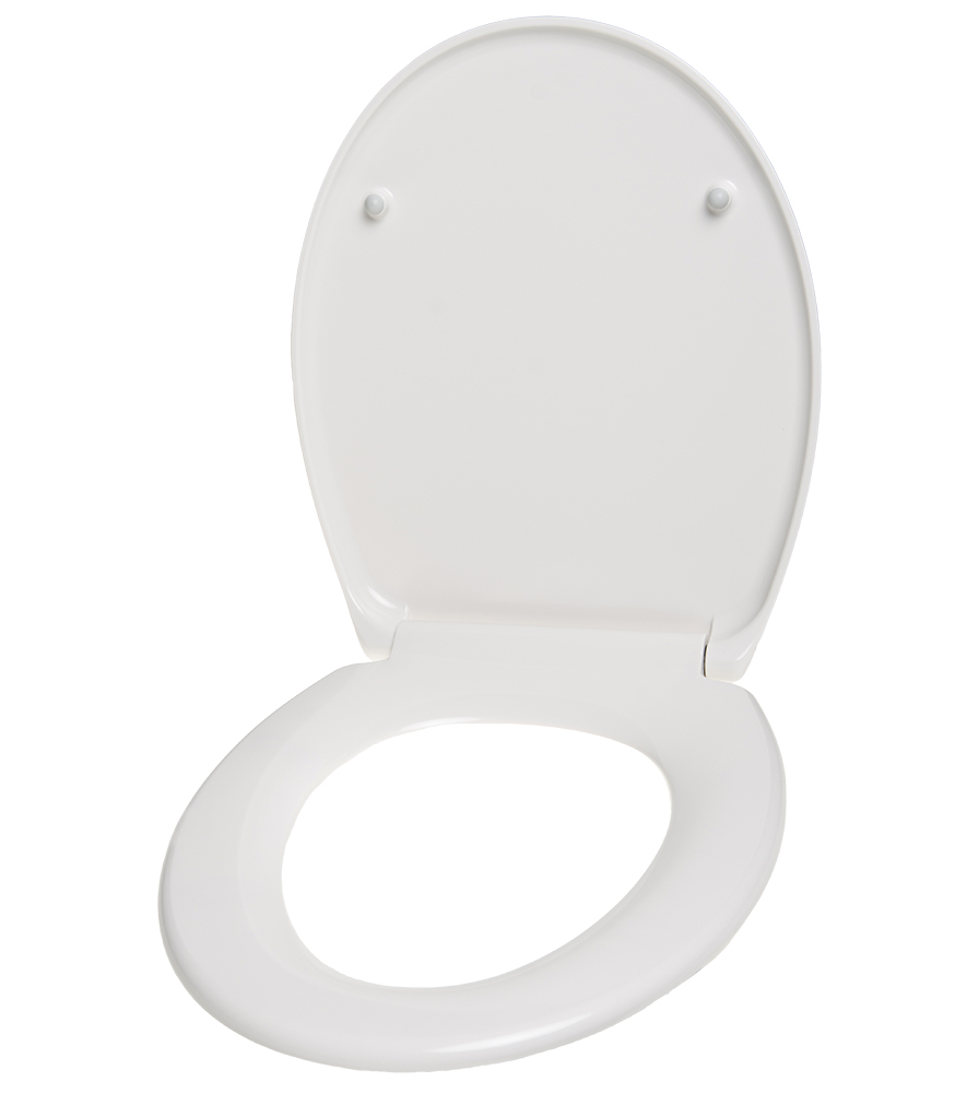 Toilet Seat White Duroplast