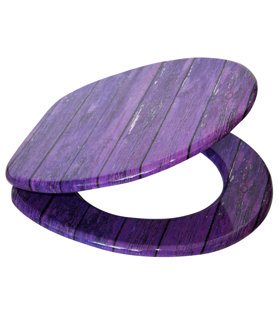 Soft Close Toilet Seat Purple WallA660457