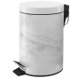 Bathroom Bin Marble 3 Litres