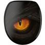 Soft Close Toilet Seat Black Eye