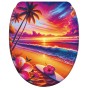 Soft Close Toilet Seat with Quick Release Aloha