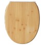 Soft Close Toilet Seat with Quick Release Bamboo