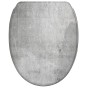 Soft Close Toilet Seat with Quick Release Concrete