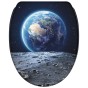 Soft Close Toilet Seat with Quick Release Earth