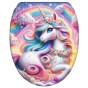 Soft Close Toilet Seat with Quick Release Unicorn