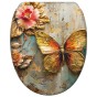 Soft Close Toilet Seat with Quick Release Flutterby