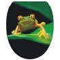 Soft Close Toilet Seat Green Frog