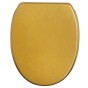 Soft Close Toilet Seat with Quick Release Glittering Gold