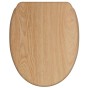 Soft Close Toilet Seat with Quick Release Wood