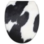 Soft Close Toilet Seat with Quick Release Cow Spot