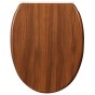 Soft Close Toilet Seat with Quick Release Mahogany