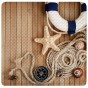 Bath Mat Maritime 53 x 53 cm