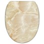 Soft Close Toilet Seat with Quick Release Marble Nature