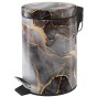Bathroom Bin Marble Abstract 3 Litres