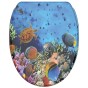 Soft Close Toilet Seat with Quick Release Ocean