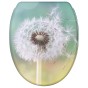 Soft Close Toilet Seat with Quick Release Dandelion