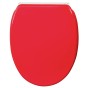 Soft Close Toilet Seat with Quick Release Red