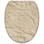 Soft Close Toilet Seat with Quick Release Sand Stone