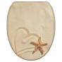 Soft Close Toilet Seat with Quick Release Sandy