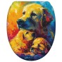 Soft Close Toilet Seat with Quick Release Snuggle