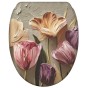 Soft Close Toilet Seat with Quick Release Tulips