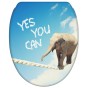 Soft Close Toilet Seat with Quick Release Yes you can