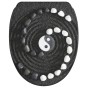 Soft Close Toilet Seat with Quick Release Yin Yang