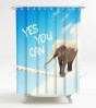 Shower Curtain Yes you can 180 x 200 cm