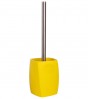 Toilet Brush and Holder Wave Yellow