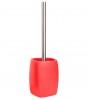 Toilet Brush and Holder Wave Red