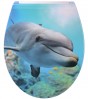 Soft Close Toilet Seat Flat Dolphin