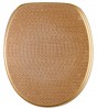 Soft Close Toilet Seat Crystal Gold
