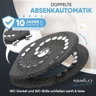 WC-Sitz mit Absenkautomatik Yin Yang