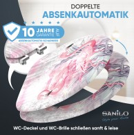 WC-Sitz mit Absenkautomatik Flamingo