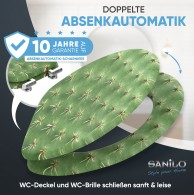 WC-Sitz mit Absenkautomatik Kaktus