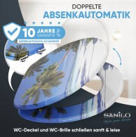 WC-Sitz mit Absenkautomatik Karibik