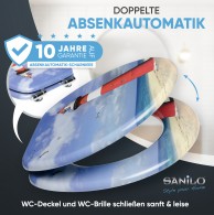 WC-Sitz mit Absenkautomatik Leuchtturm