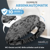 WC-Sitz mit Absenkautomatik Gears