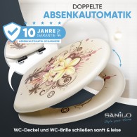 WC-Sitz mit Absenkautomatik Tropical