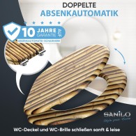Soft Close Toilet Seat Bambusa