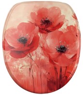 Soft Close Toilet Seat Poppy