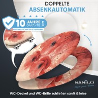 Soft Close Toilet Seat Poppy
