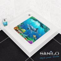 Bath Mat Dolphin 53 x 53 cm