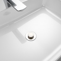 Pop-Up Wash Basin Plug White