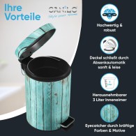 Bathroom Bin Lumber 3 Litres
