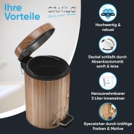 Bathroom Bin Maritime 3 Litres