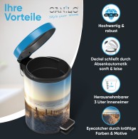Bathroom Bin Dune 3 Litres